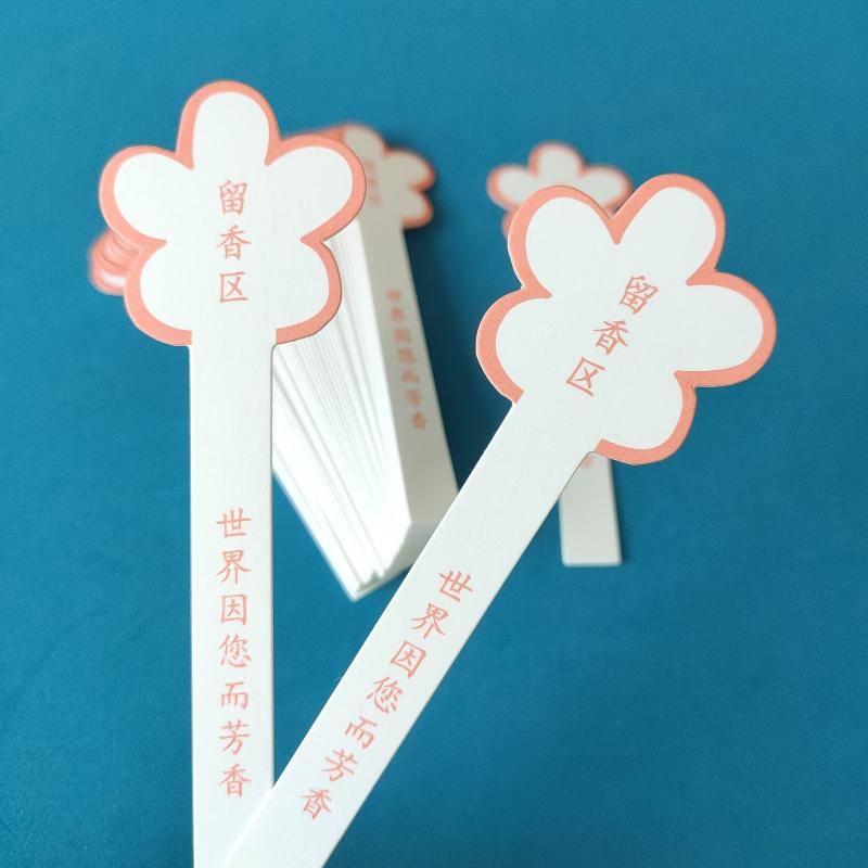 Perfume Fragrance Shop - 10 Sheets Flower Shaped Perfume Test