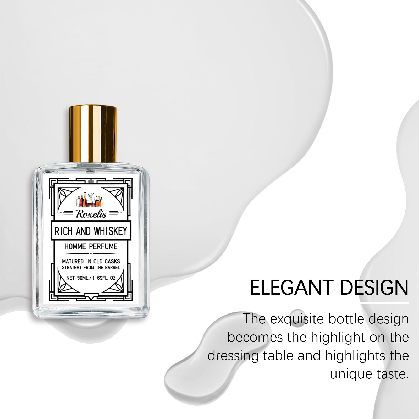 Roxelis 50ml Charm Whisky Men' - Perfume Adrien Fragrance review and price