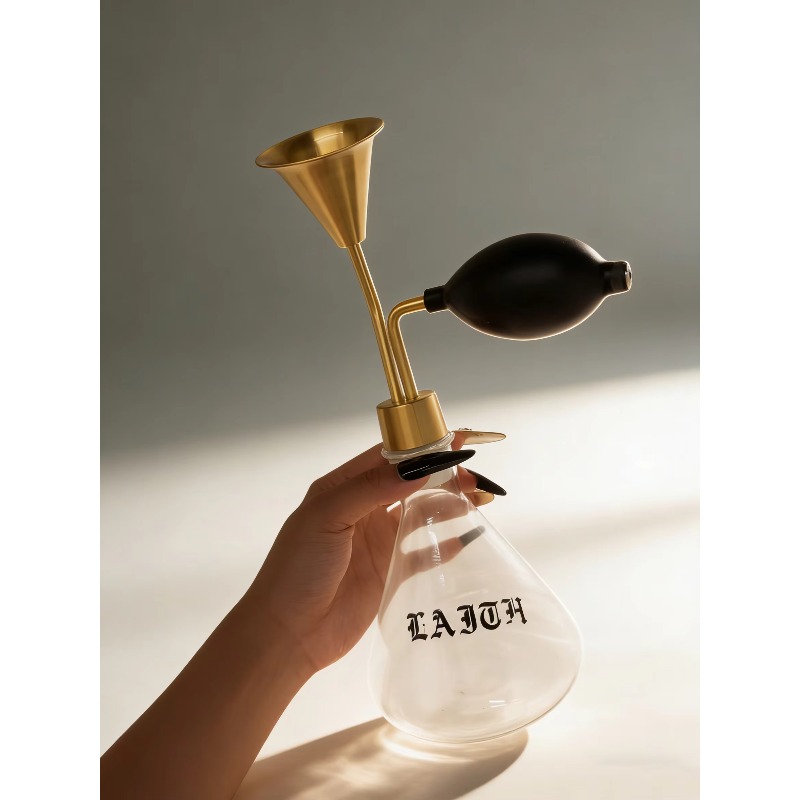 Golden‑Head Glass Smelling Bot - Perfume Fragrance Shop review and price