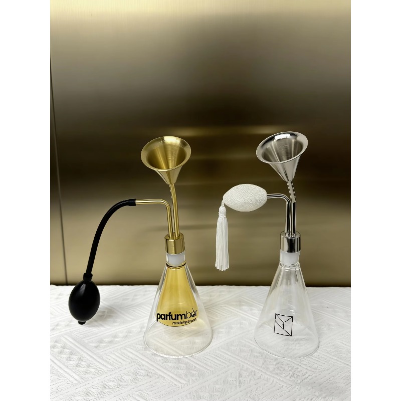 Golden‑Head Glass Smelling Bot - Perfume Fragrance Shop review and price